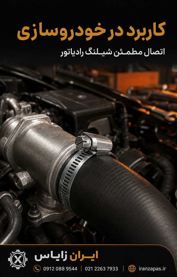 بست کلمپ کمربندی گالوانیزه صنعتی برای شیلنگ و لوله