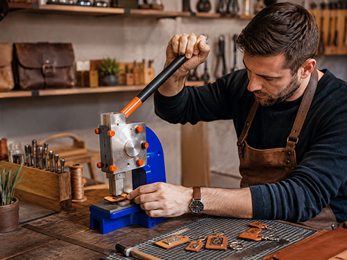 پرس دستی ۳۵ کیلویی بلند مناسب کارگاه تولیدی و صنایع دستی