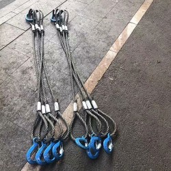 اسلینگ چهار قلاب سیم بکسلی