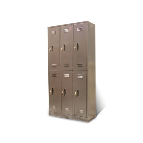 کمد 6 درب فلزی طوسی